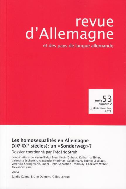 Les homosexualites en Allemagne